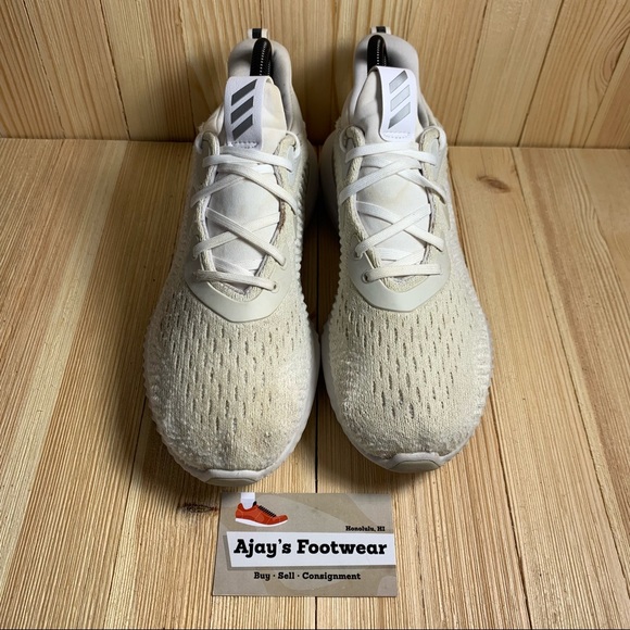 Adidas Alphabounce EM AH2646 White Athletic Shoes - Picture 2 of 11